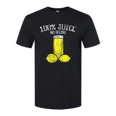 Funny Vasectomy All Juice No Seed Softstyle CVC T-Shirt