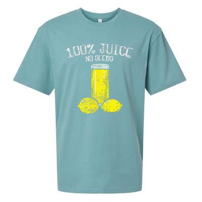 Funny Vasectomy All Juice No Seed Sueded Cloud Jersey T-Shirt