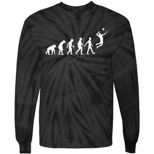 Funny Volleyball Art For Ball Sports Tie-Dye Long Sleeve Shirt