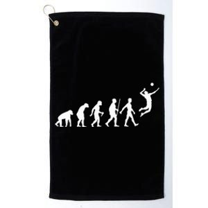 Funny Volleyball Art For Ball Sports Platinum Collection Golf Towel