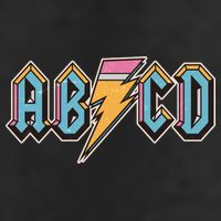 Funny Vintage ABCD Rock Logo Trucker Hat