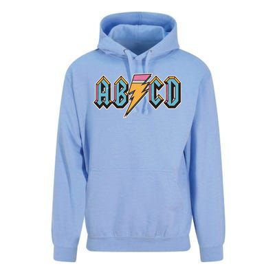 Funny Vintage ABCD Rock Logo Unisex Surf Hoodie