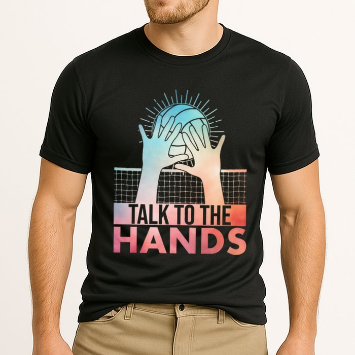 Funny Volleyball Art For Women Blocker Cooling Performance Crew T-Shirt