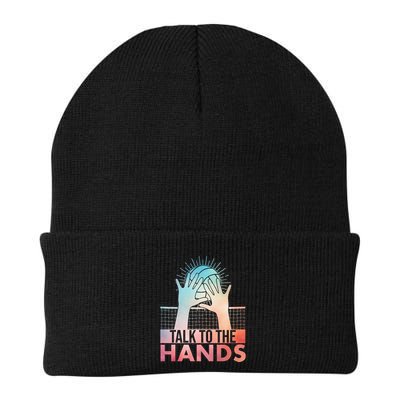 Funny Volleyball Art For Women Blocker Beanie