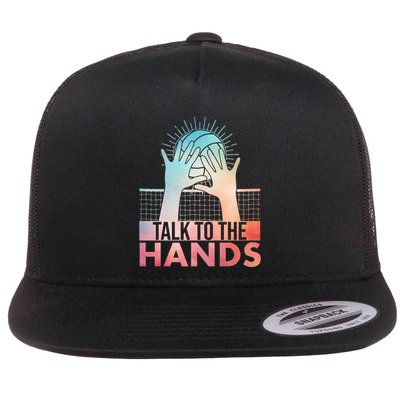 Funny Volleyball Art For Women Blocker Flatbill Hat