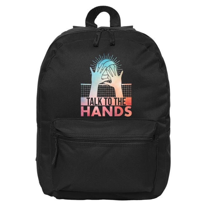 Funny Volleyball Art For Women Blocker 16 in Basic Backpack
