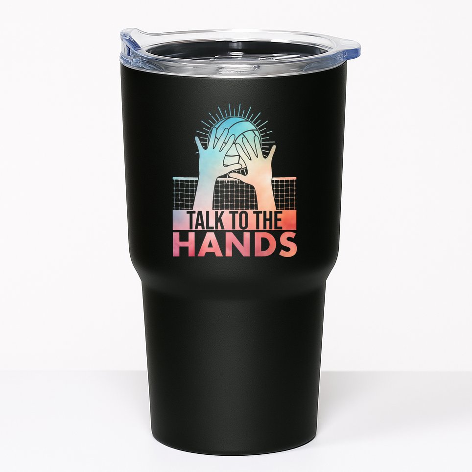 Funny Volleyball Art For Women Blocker Tumbler