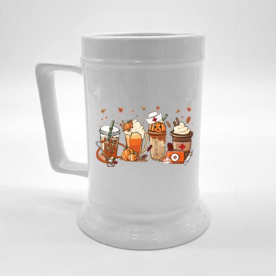 Fall Vibes And That Cna Nurse Life Nurse Fall Thanksgiving Meaningful Gift Beer Stein