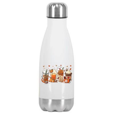 Fall Vibes And That Cna Nurse Life Nurse Fall Thanksgiving Meaningful Gift Stainless Steel Insulated Water Bottle