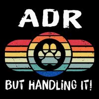Funny Veterinary ADR But Handling It Veterinarian Vet Tech Drawstring Bag