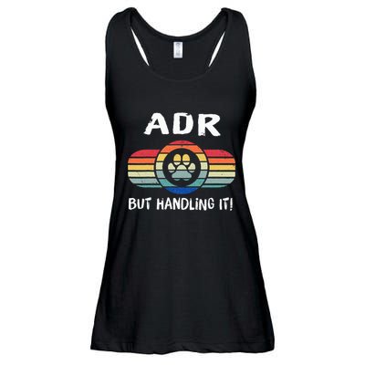 Funny Veterinary ADR But Handling It Veterinarian Vet Tech Ladies Essential Flowy Tank