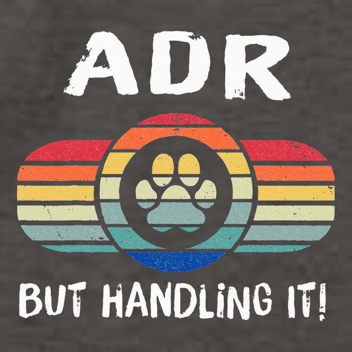 Funny Veterinary ADR But Handling It Veterinarian Vet Tech Vector Backpack