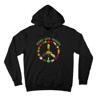 Funny Veggie Art For Women Vegan Food Vegetables Themed Hoodie