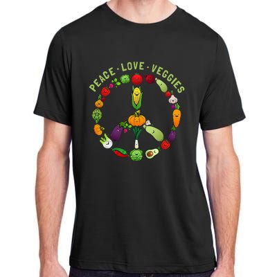 Funny Veggie Art For Women Vegan Food Vegetables Themed Adult ChromaSoft Performance T-Shirt