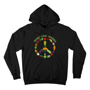 Funny Veggie Art For Women Vegan Food Vegetables Themed Tall Hoodie