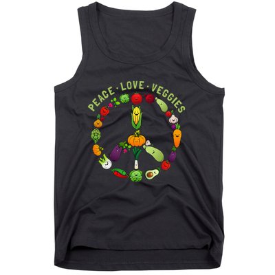 Funny Veggie Art For Women Vegan Food Vegetables Themed Tank Top