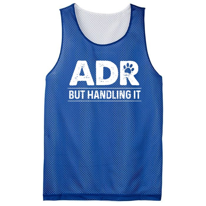 Funny Veterinary ADR But Handling It Veterinarian Vet Tech Mesh Reversible Basketball Jersey Tank