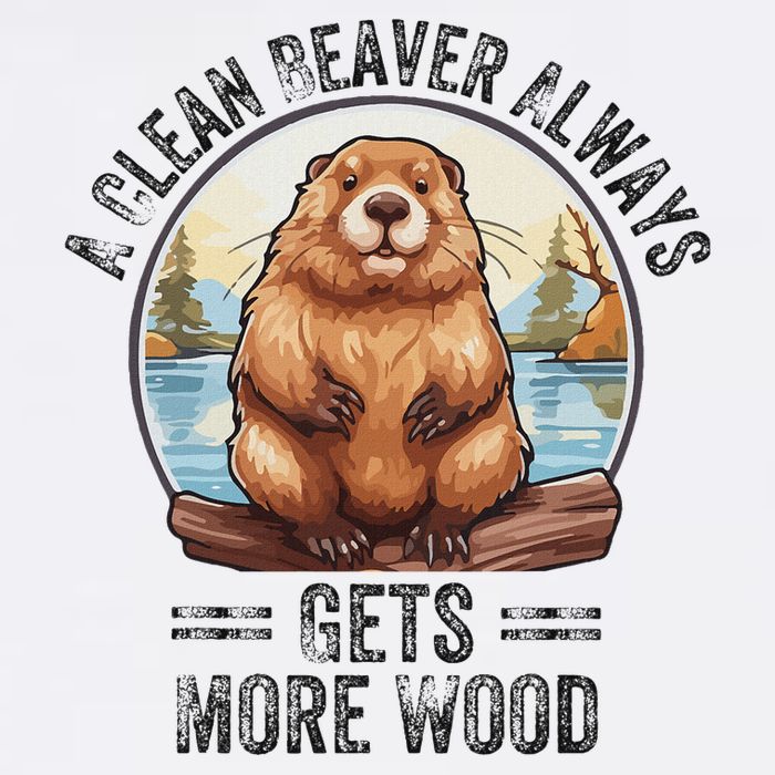 Funny Vintage A Clean Beaver Always Gets More Wood Mug
