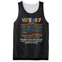 Funny Vote As If Your Skin Is Not White Human Rights Apparel Mesh Reversible Basketball Jersey Tank