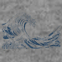 Famous Vintage Art Great Ocean Wave Hokusai Special Design Toddler Hoodie