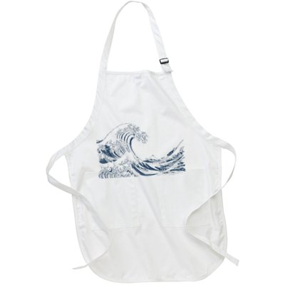 Famous Vintage Art Great Ocean Wave Hokusai Special Design Apron