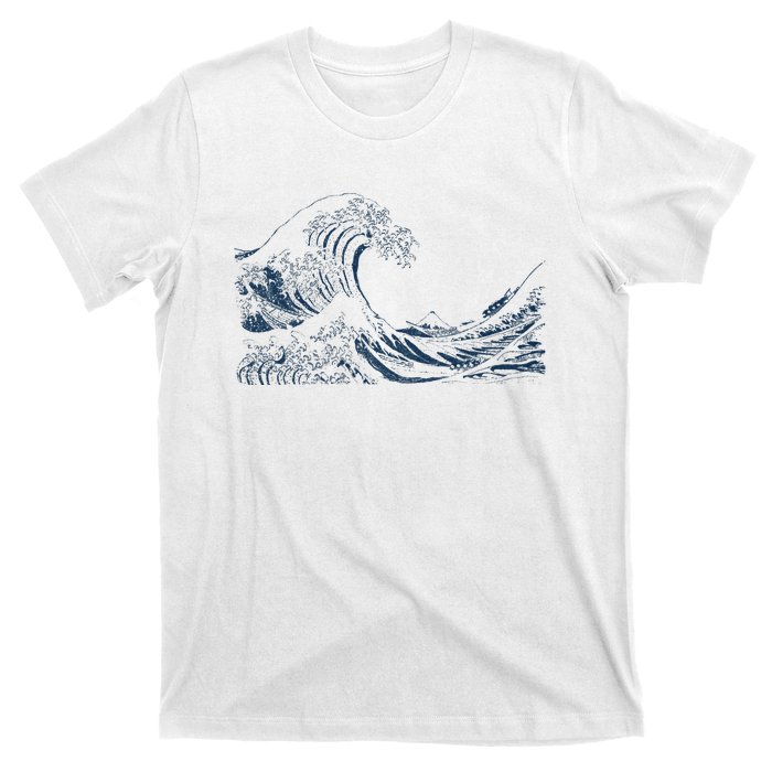 Famous Vintage Art Great Ocean Wave Hokusai Special Design T-Shirt