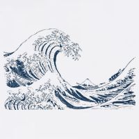 Famous Vintage Art Great Ocean Wave Hokusai Special Design T-Shirt