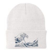 Famous Vintage Art Great Ocean Wave Hokusai Special Design Knit Cap Winter Beanie