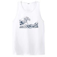 Famous Vintage Art Great Ocean Wave Hokusai Special Design PosiCharge Competitor Tank