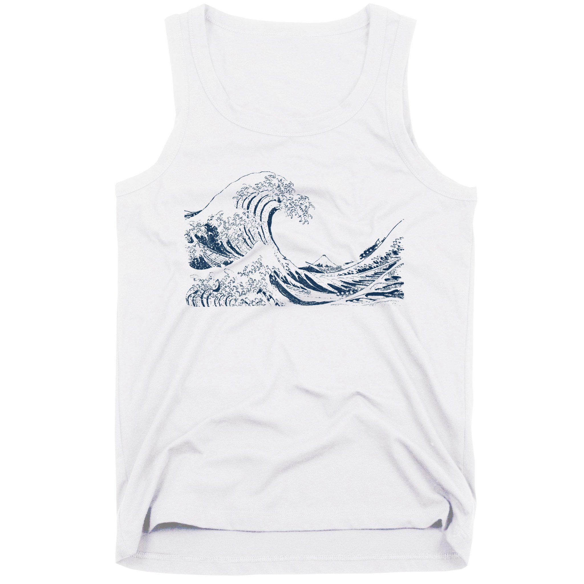 Famous Vintage Art Great Ocean Wave Hokusai Special Design Tank Top