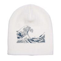 Famous Vintage Art Great Ocean Wave Hokusai Special Design Short Acrylic Beanie