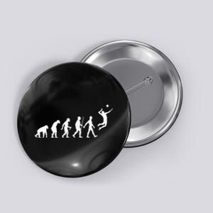 Funny Volleyball Art For Wo Ball Sports  Button