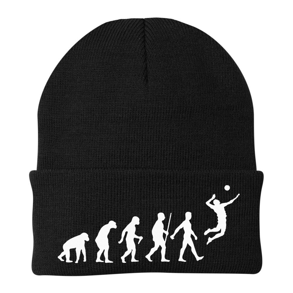 Funny Volleyball Art For Wo Ball Sports  Beanie
