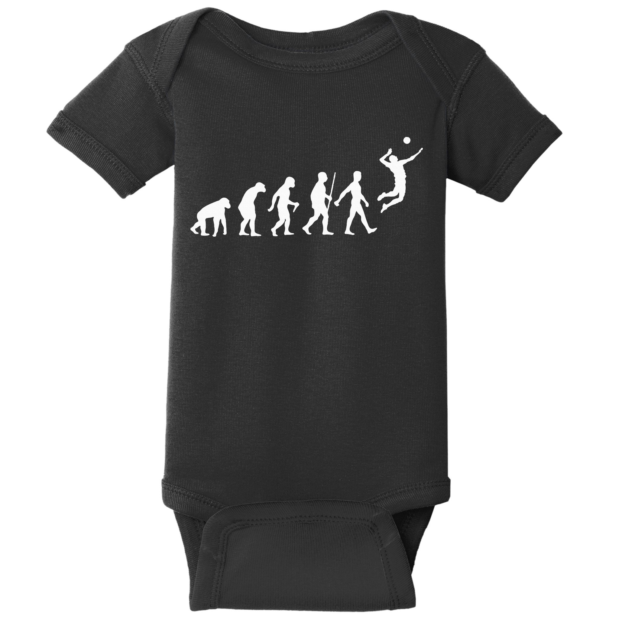 Funny Volleyball Art For Wo Ball Sports  Baby Bodysuit