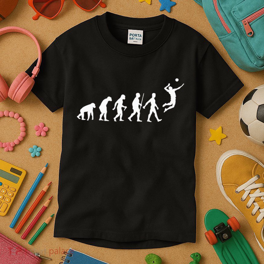 Funny Volleyball Art For Wo Ball Sports  Kids T-Shirt