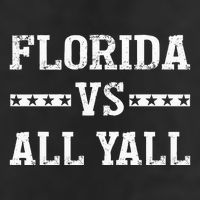 Florida Vs All Yall Represent The Gator State Garment-Dyed Fleece Hoodie