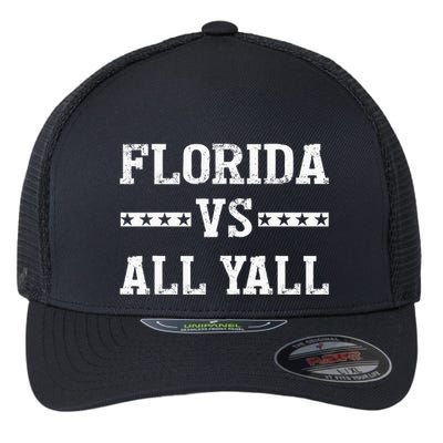 Florida Vs All Yall Represent The Gator State Flexfit Unipanel Trucker Cap