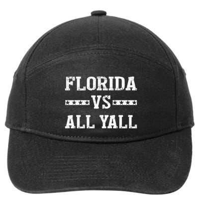 Florida Vs All Yall Represent The Gator State 7-Panel Snapback Hat