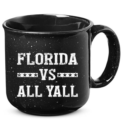 Florida Vs All Yall Represent The Gator State 15oz Campfire Ceramic Mug
