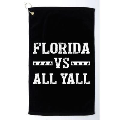 Florida Vs All Yall Represent The Gator State Golf Towel