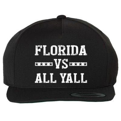 Florida Vs All Yall Represent The Gator State Wool Snapback Cap