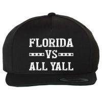 Florida Vs All Yall Represent The Gator State Wool Snapback Cap