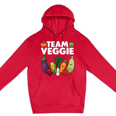 Funny Veggie Art For Men Women Kids Vegan Plant Vegetarian Premium Pullover Hoodie