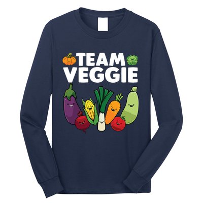 Funny Veggie Art For Men Women Kids Vegan Plant Vegetarian Long Sleeve Shirt