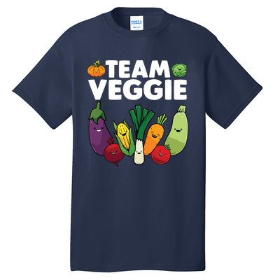 Funny Veggie Art For Men Women Kids Vegan Plant Vegetarian Tall T-Shirt