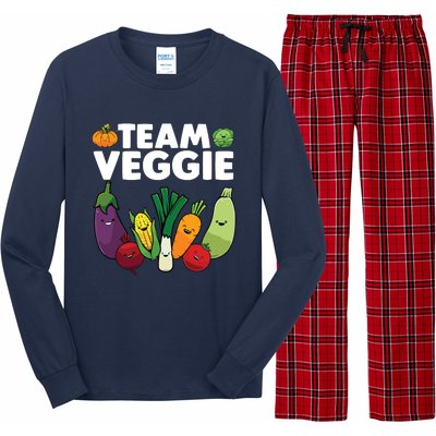 Funny Veggie Art For Men Women Kids Vegan Plant Vegetarian Long Sleeve Pajama Set