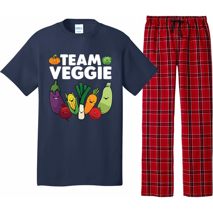 Funny Veggie Art For Men Women Kids Vegan Plant Vegetarian Pajama Set