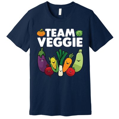 Funny Veggie Art For Men Women Kids Vegan Plant Vegetarian Premium T-Shirt