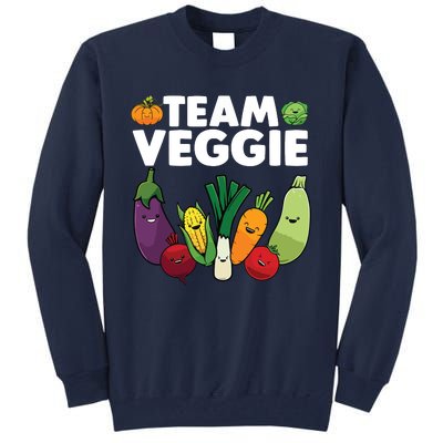 Funny Veggie Art For Men Women Kids Vegan Plant Vegetarian Tall Sweatshirt