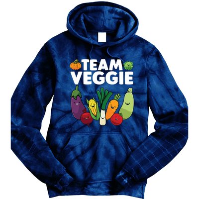 Funny Veggie Art For Men Women Kids Vegan Plant Vegetarian Tie Dye Hoodie